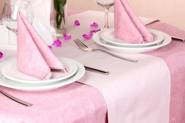 Restoran zarif Tablo ayarı