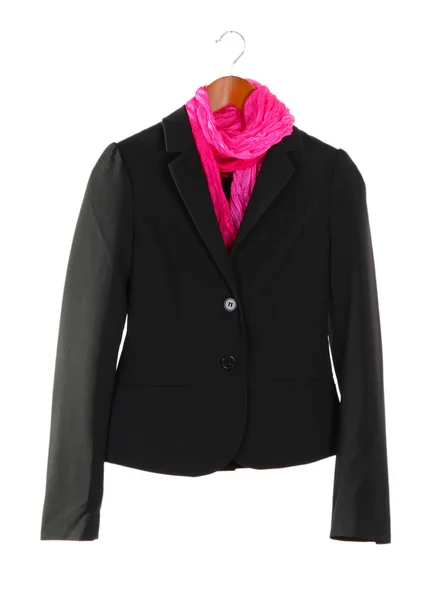 Women's black classic jacket — Stock Photo, Image