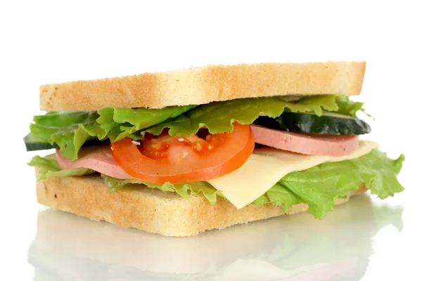 Sandwich isolated on white — Stock Photo, Image