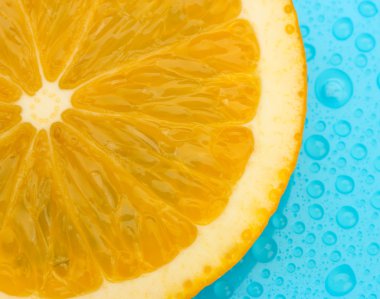 damla mavi zemin üzerine kireç dilim