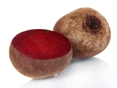 beyaz izole beetroots