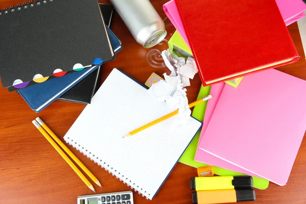 Lugar de trabajo del estudiante — Foto de Stock