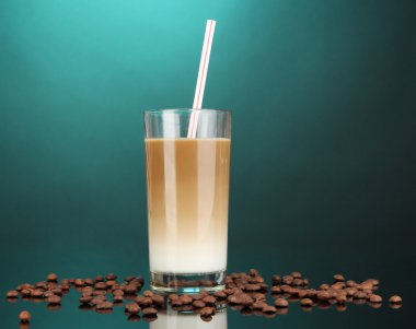 renk arka cam buz ile soğuk kahve