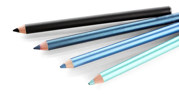 Beyaz izole kozmetik kalemler — Stok fotoğraf