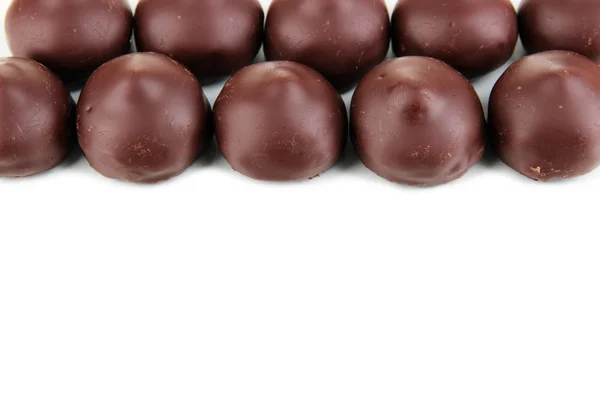 Choklad godis isolerad på vitt — Stockfoto
