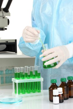 bilim adamı iletken araştırma laboratuvarında yakın çekim