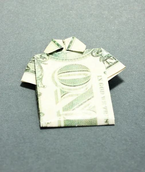 Dollar folded into — Stock Photo, Image