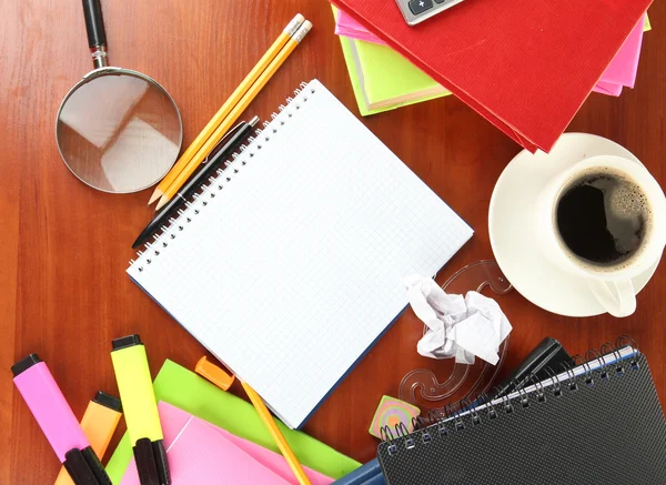 Lugar de trabajo del estudiante — Foto de Stock