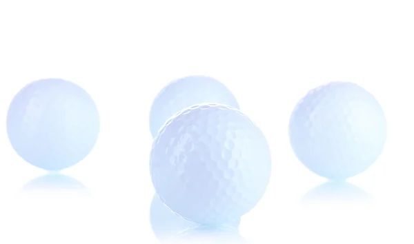 Golf balls isolated on white — Stock Photo, Image