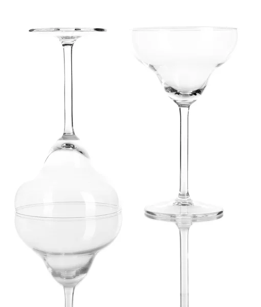 Dos vasos aislados en blanco — Foto de Stock