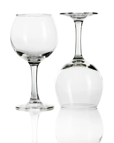 Dos vasos aislados en blanco — Foto de Stock