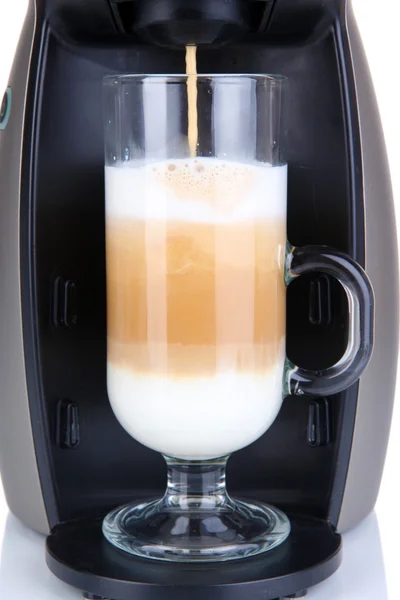 Gelaagde koffie close-up — Stockfoto