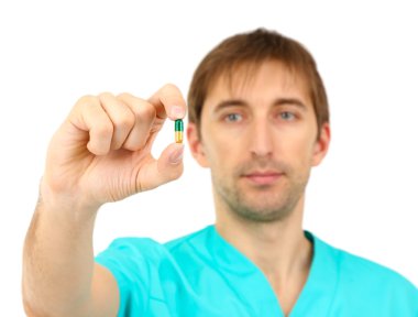 assayer üzerinde beyaz izole