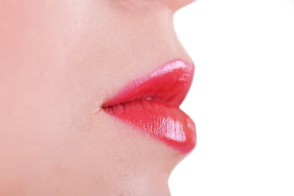 Mulher sorrindo, close up — Fotografia de Stock