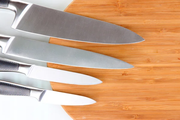 Juego de cuchillos aislados en blanco —  Fotos de Stock
