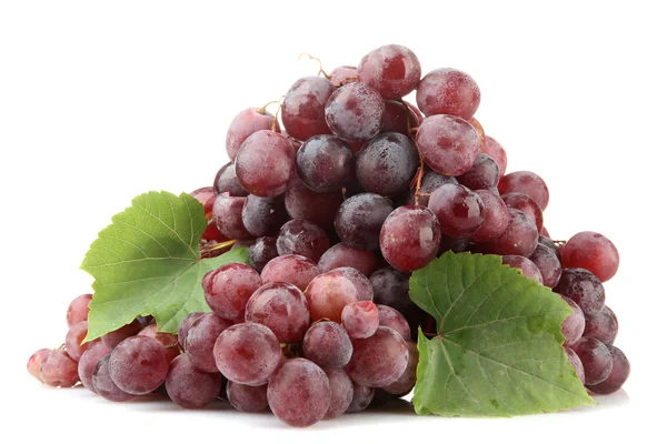 Uvas dulces maduras aisladas en el blanco —  Fotos de Stock