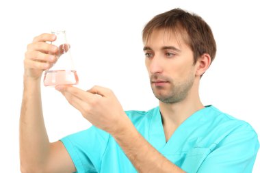 assayer üzerinde beyaz izole