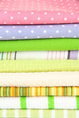 Kitchen towels, close up