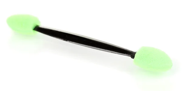 Makyaj sünger fırça üzerinde beyaz izole Vakfı — Stok fotoğraf