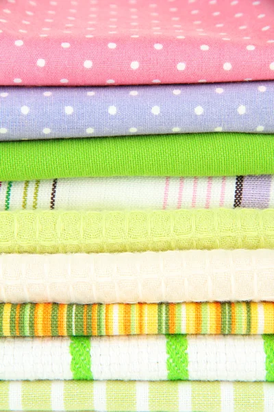 Kitchen towels, close up — Stockfoto