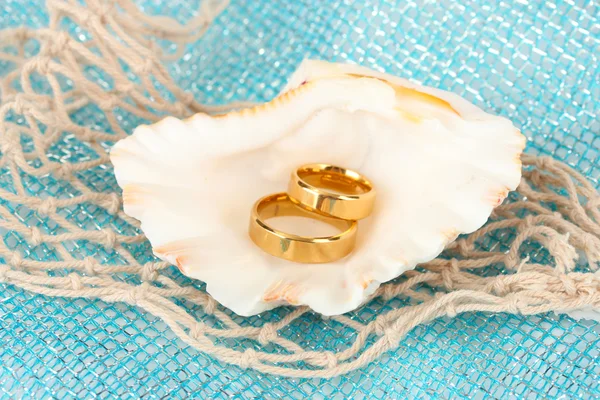 Foto conceptual: boda en estilo marino — Foto de Stock