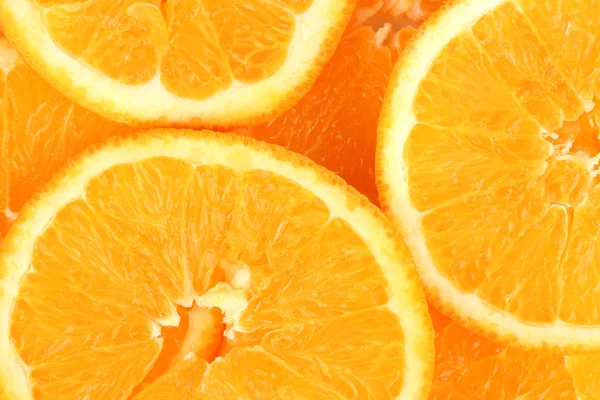 Tranches d'orange fond — Photo