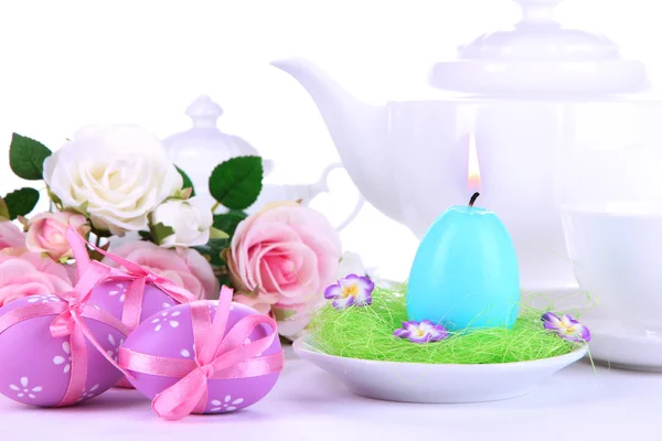 Place setting for Easter close up — Stock Photo, Image