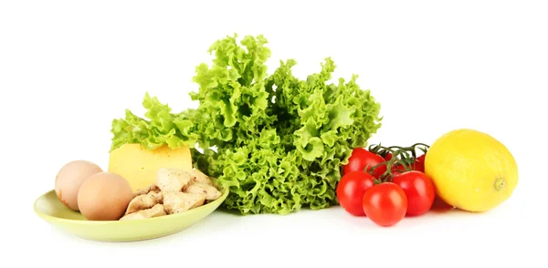 Ingredients for Caesar salad — Stock Photo, Image