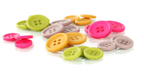 Bright colored buttons isolated on white — Stock Photo, Image