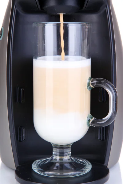 Gelaagde koffie close-up — Stockfoto