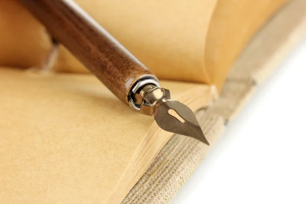 Beautiful old notebook close up — Stock Photo, Image