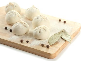 ahşap masa üzerinde beyaz izole, ham Hıngel