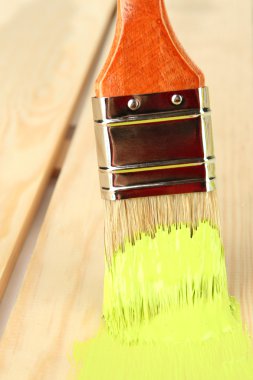 ahşap mobilya boyama fırça, yakın çekim