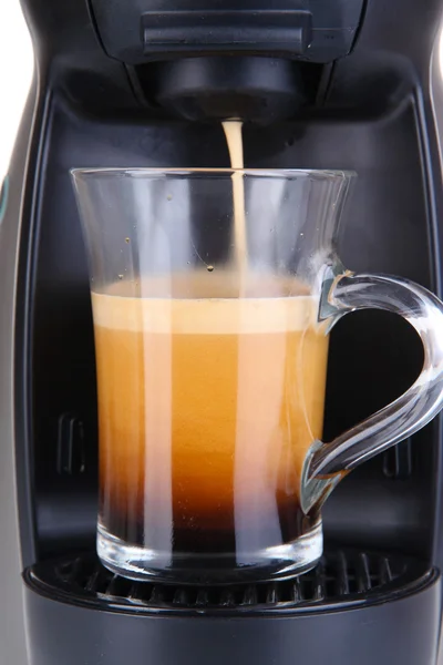 Gelaagde koffie close-up — Stockfoto