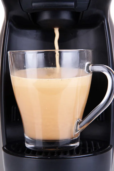 Gelaagde koffie close-up — Stockfoto