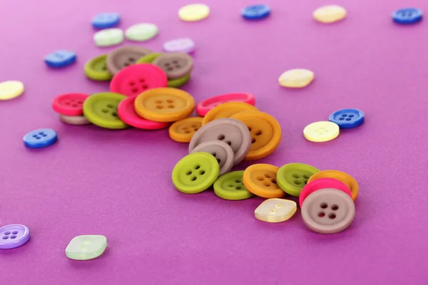 Bright color buttons on a purple background — Stock Photo, Image