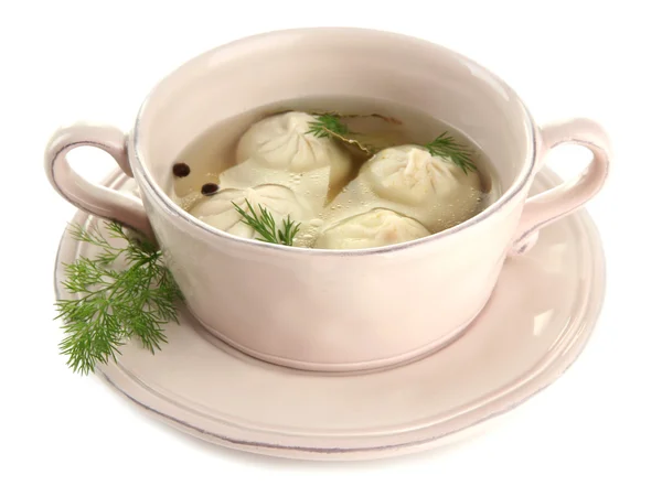 Smakelijke khinkali in — Stockfoto