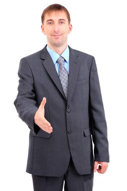 Elini veren yong işadamı