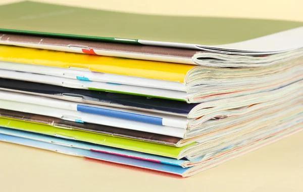 Veel tijdschriften close-up — Stockfoto