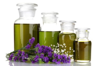 ilaç şişeleri üzerinde beyaz izole