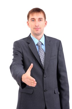 Elini veren yong işadamı