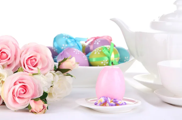 Place setting for Easter close up — Stock Photo, Image