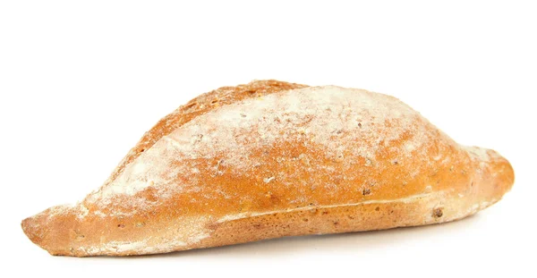 Heißes, schmackhaftes Brot, isoliert auf weiß — Stockfoto