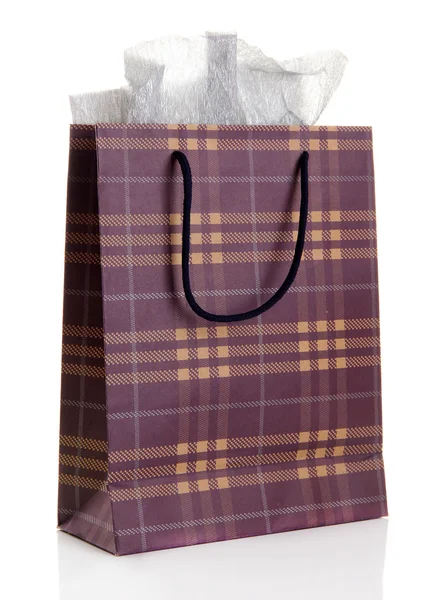 Shopping bag isolated on white — Stock Photo, Image