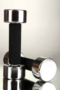 gri zemin üzerine 2 kg halter