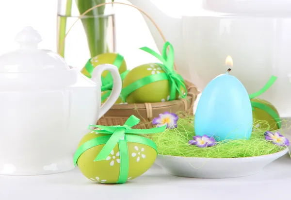 Place setting for Easter close up — Stock Photo, Image