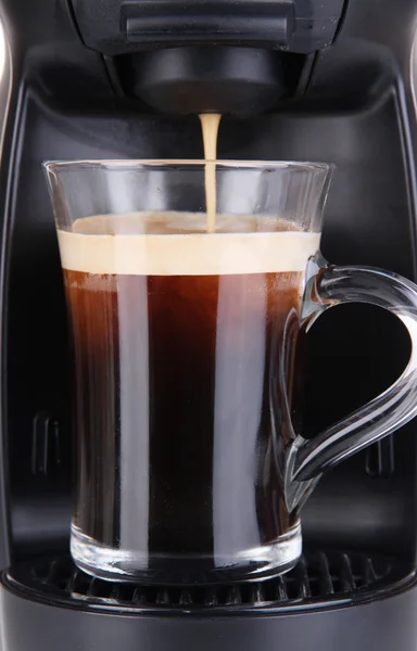 Warstwowe kawy z bliska — Zdjęcie stockowe