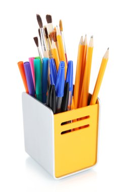 4 bölümleri üzerinde beyaz izole Seksiyonel camına