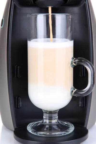 Gelaagde koffie close-up — Stockfoto