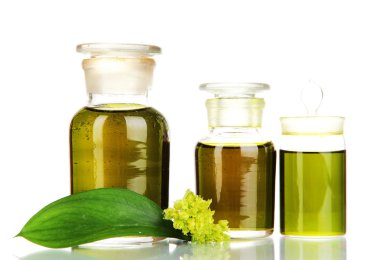 ilaç şişeleri üzerinde beyaz izole